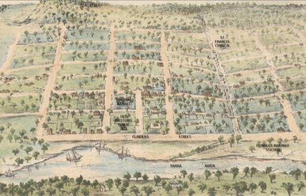Map melb 1837