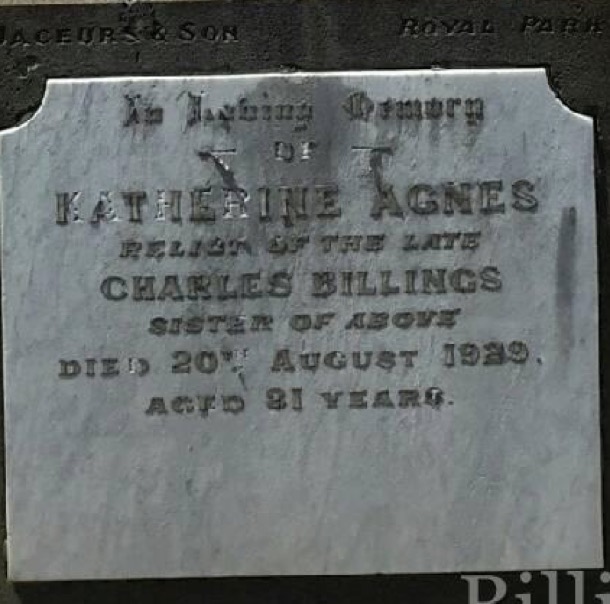 Catherine headstone