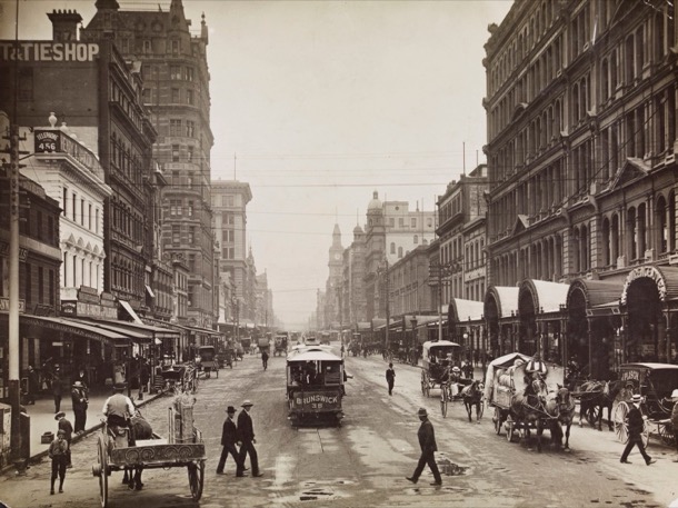 Elizabeth St 1880s