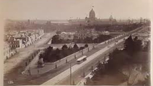 exhibition buildings with model school