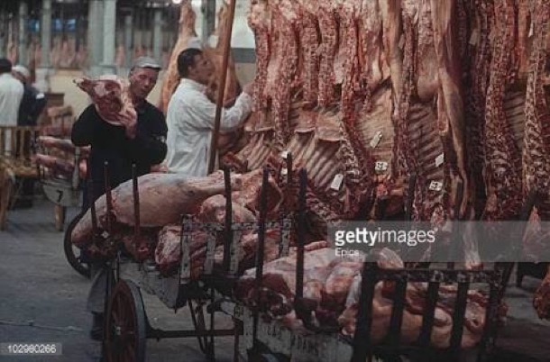 meat at the market