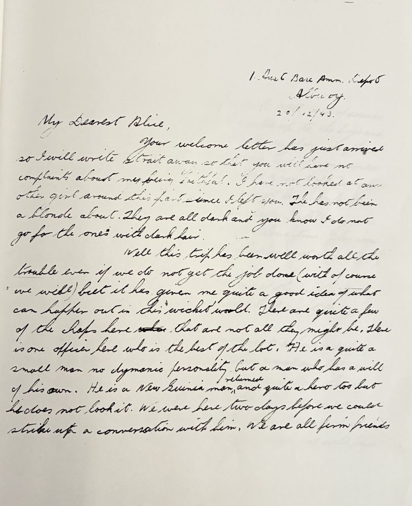 Jim's letter